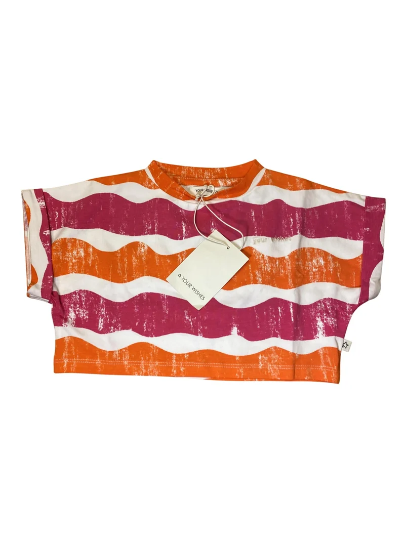 Your wishes Pop wave Cropped Shirt 98 | 3yrs
