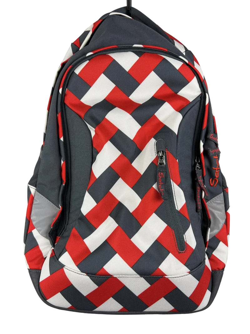 Satch Sleek Schulrucksack karo