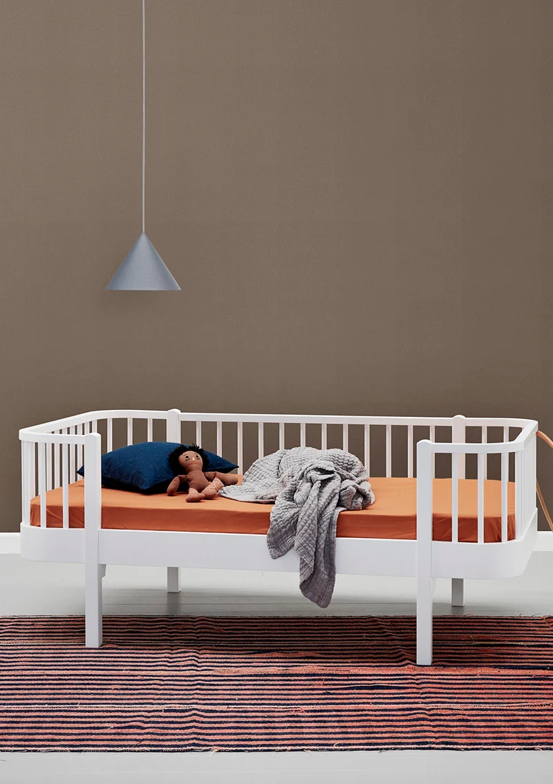 Junior Bettsofa 'Wood Original' Weiß 160 x 90 cm