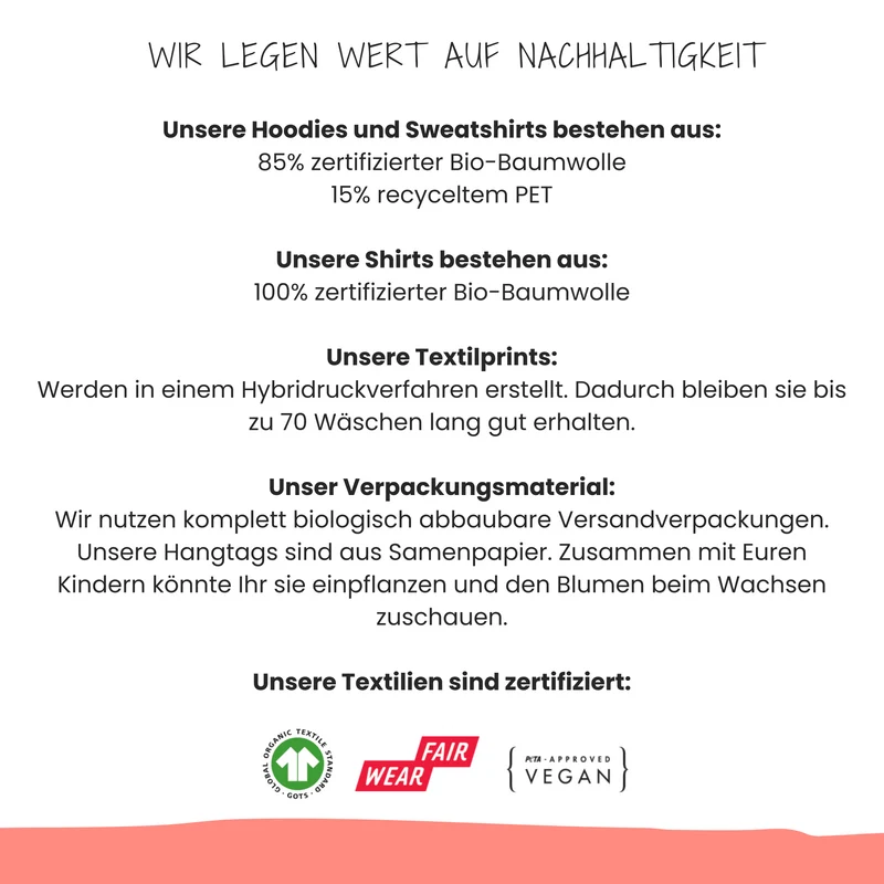 WHOSAID Kapuzenpullover Meermädchen gibt es doch 98-116