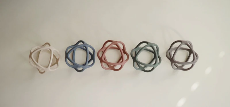 Silikon Beißspielzeug Ball Shifting Sand