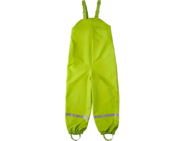 BMS Regenhose Regenlatzhose "Räuberwald" SoftSkin limone 110 | 5yrs