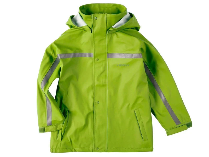 BMS Regenjacke "Räuberwald" SoftSkin limone 104 | 4yrs