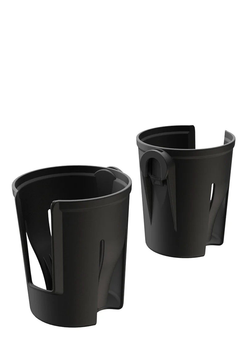 2er-Set Becherhalter schwarz