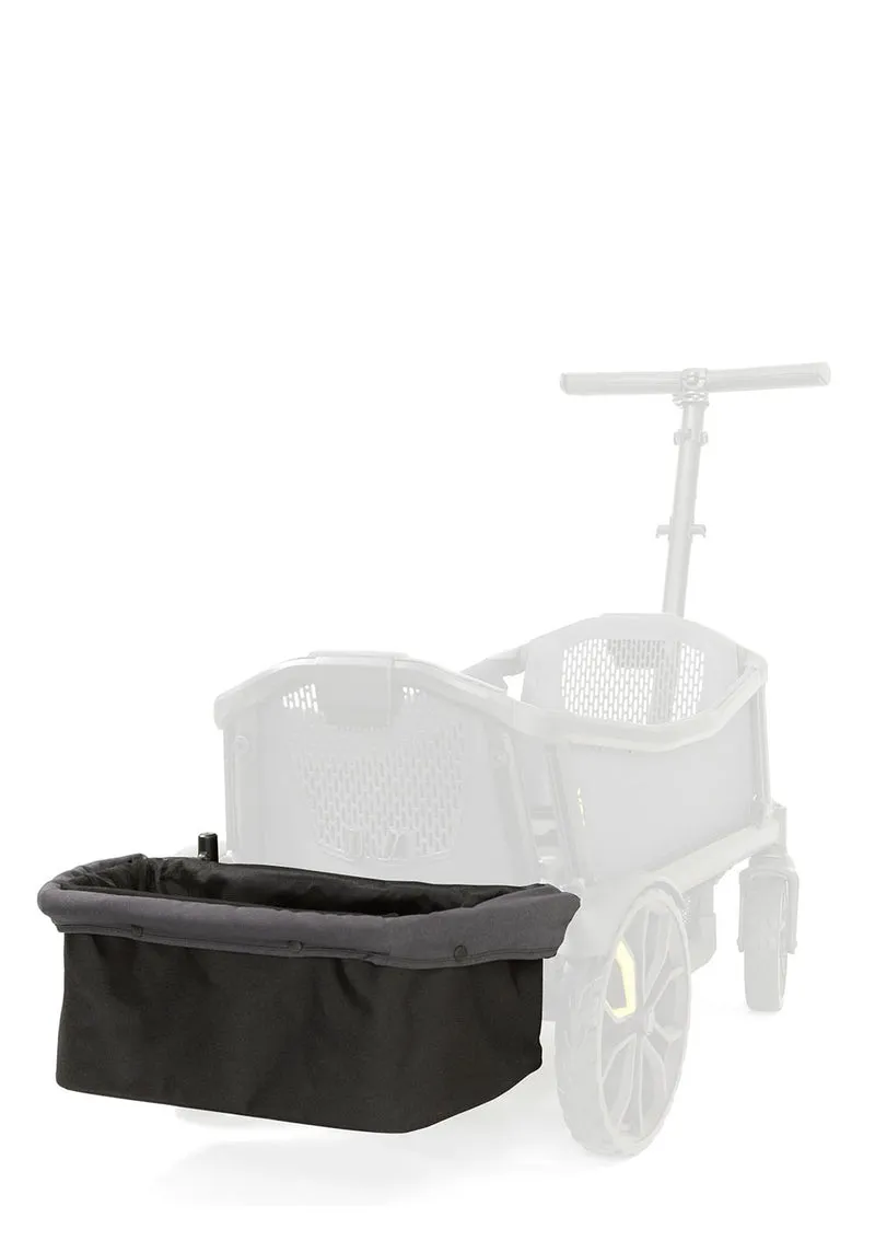 Hecktasche dunkelgrau / schwarz