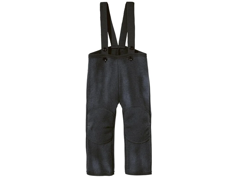 Disana Wollwalk Hose Walk-Trägerhose anthrazit 110/116