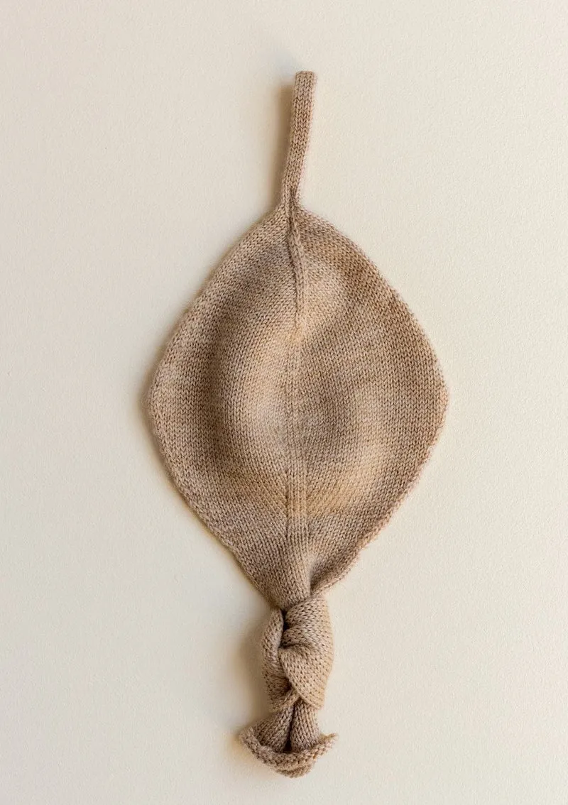 Merino Strick-Schnullertuch 'Titi Comforter' sand