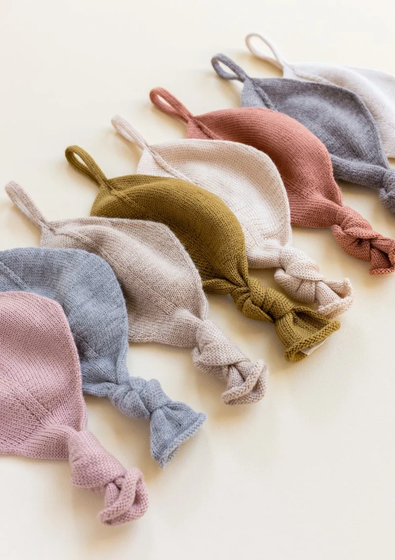 Merino Strick-Schnullertuch 'Titi Comforter' otter