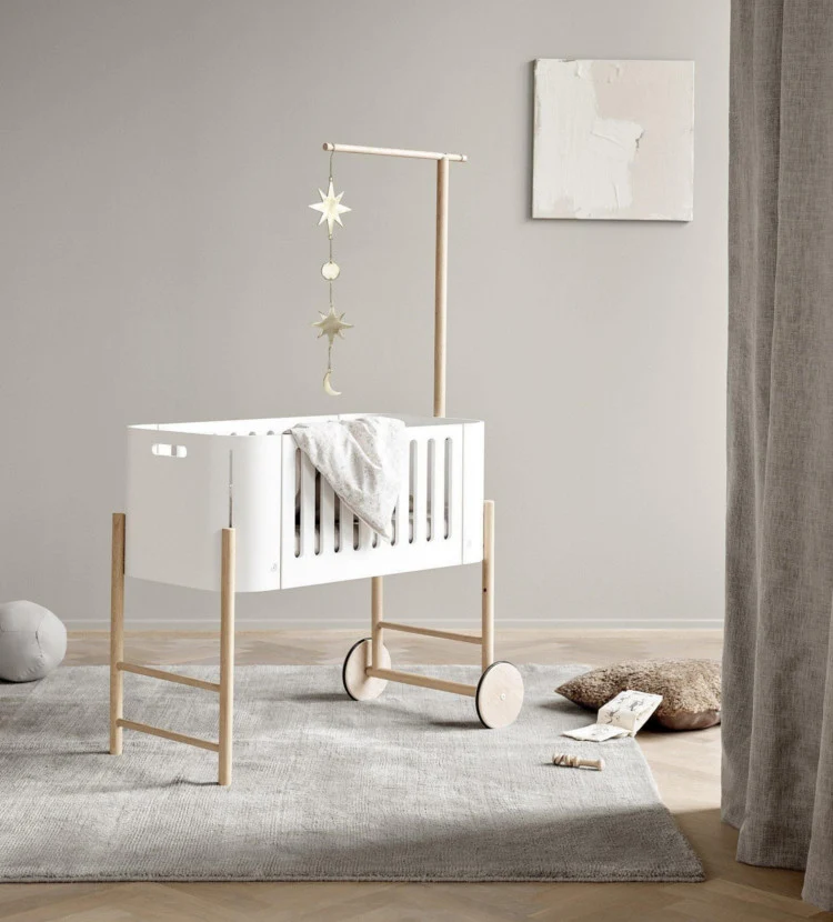 Himmelstange für Beistellbett 'Wood' Eiche