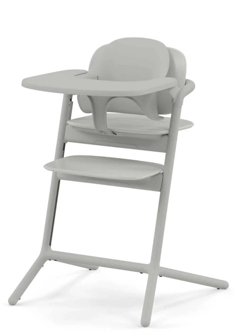 Hochstuhl 'Lemo' 3-in-1 Set Suede Grey / Mid Grey