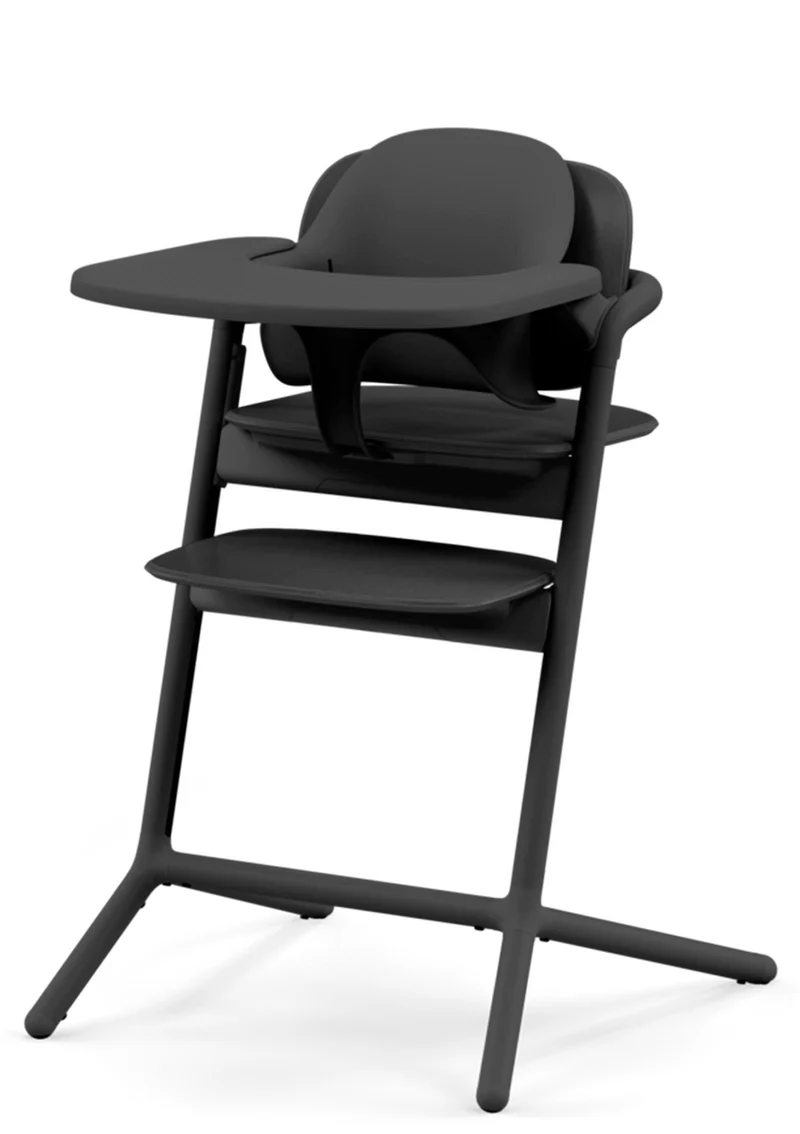 Hochstuhl 'Lemo' 3-in-1 Set Stunning Black / Black