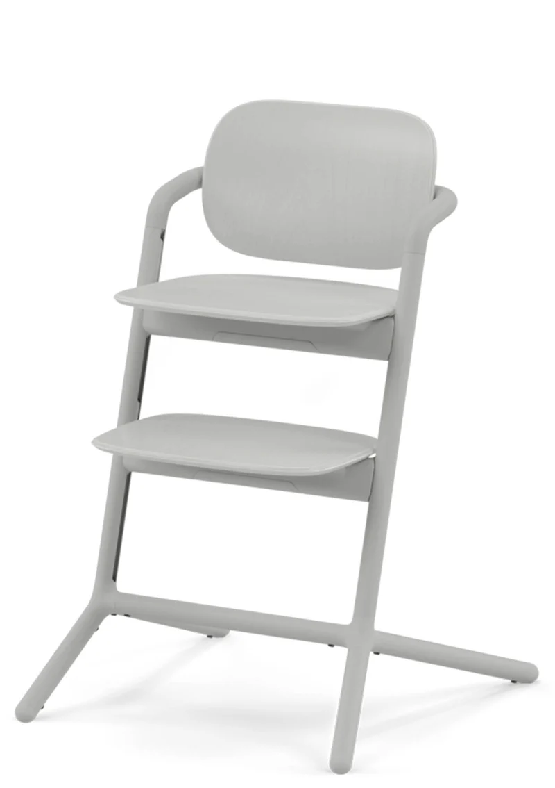 Hochstuhl 'Lemo' 4-in-1 Set Suede Grey / Mid Grey