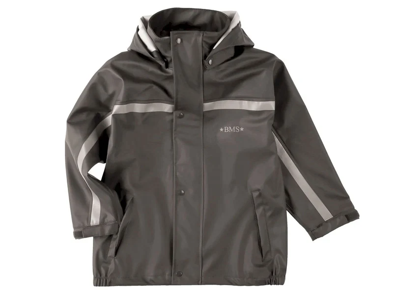 BMS Regenjacke "Räuberwald" SoftSkin cool grey* 86 | 18m