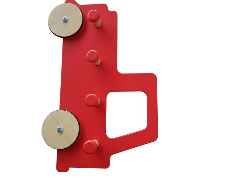 Moover Kindergarderobe - Truck rot 43 x 28 cm