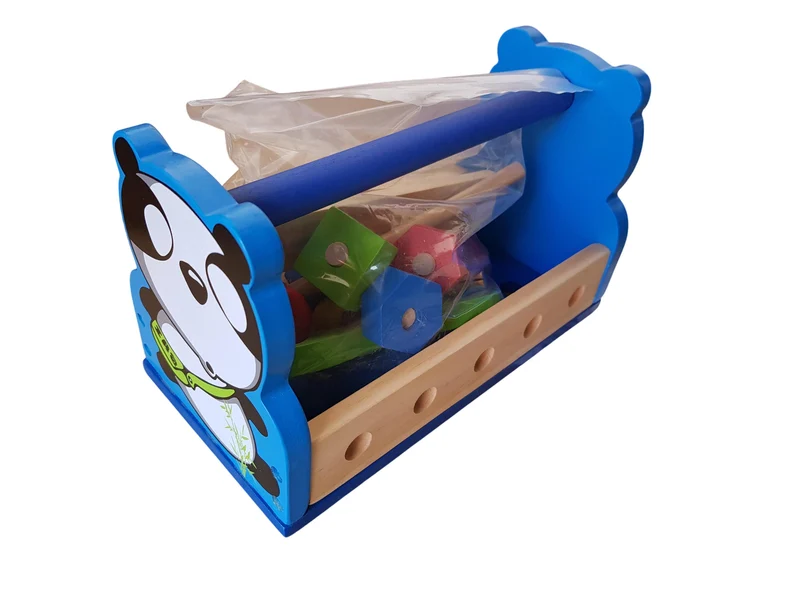 Acooltoy Pandas Tool Box Kinder Werkzeugkasten Montagespiel