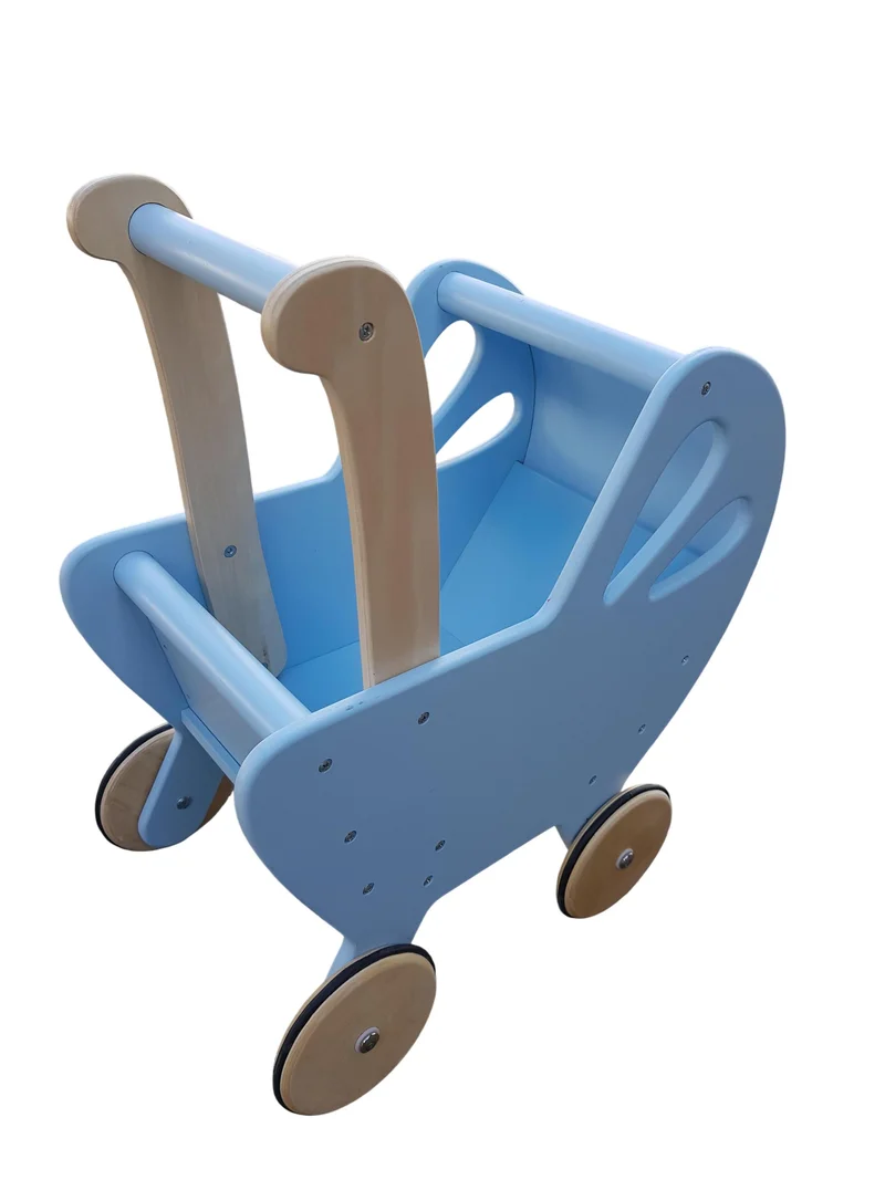 Moover Massiver Kindergarten Holz Puppenwagen Einzelanfertigung
