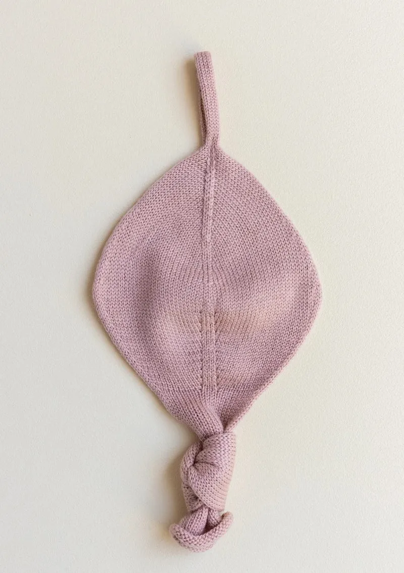 Merino Strick-Schnullertuch 'Titi Comforter' blush