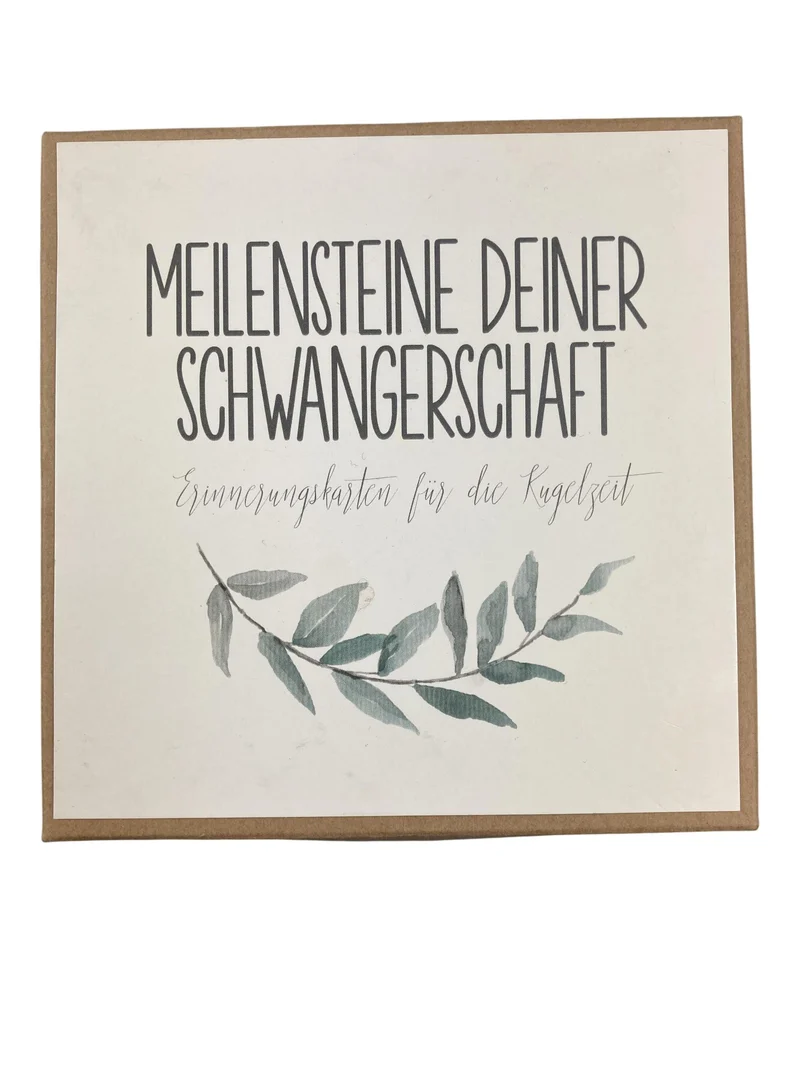 Unbekannt Meilensteinkarten Schwangerschaft