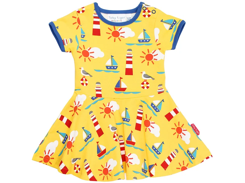 Toby Tiger Kinder Kleid Seaside 98 | 3yrs