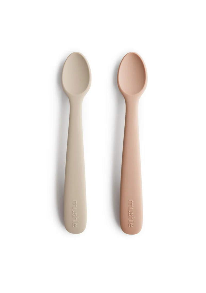 2er-Set Silikon Babylöffel Cambridge Blush & Shifting Sand
