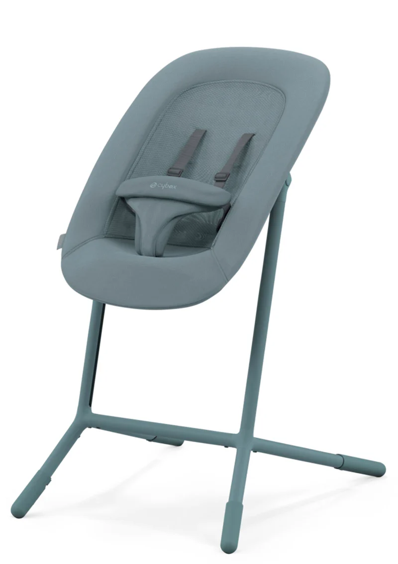 Hochstuhl 'Lemo' 4-in-1 Set Stone Blue / Mid Blue