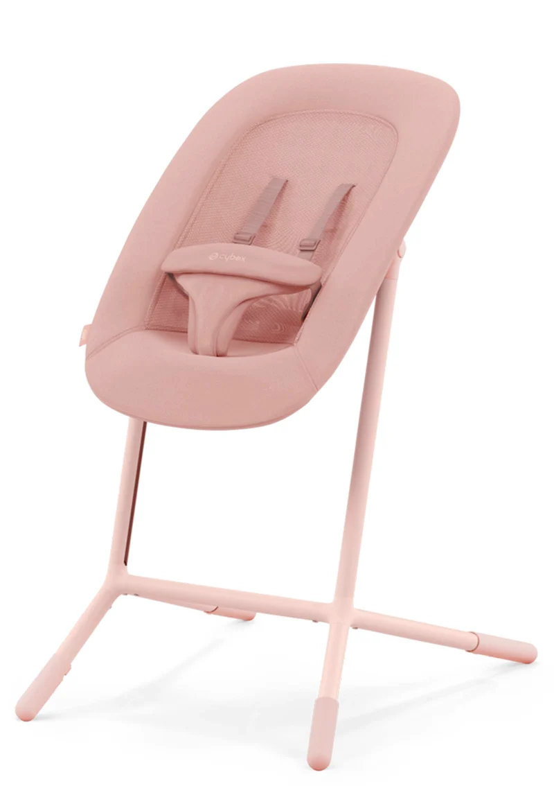 Hochstuhl 'Lemo' 4-in-1 Set Pearl Pink / Light Pink