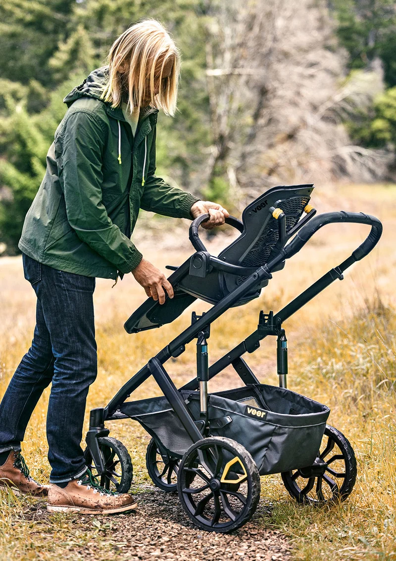 Switchback Kinderwagen Starter-Set dunkelgrau / schwarz