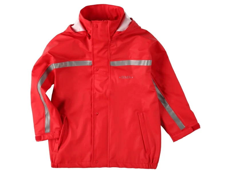 BMS Regenjacke "Räuberwald" SoftSkin rot 116 | 6yrs