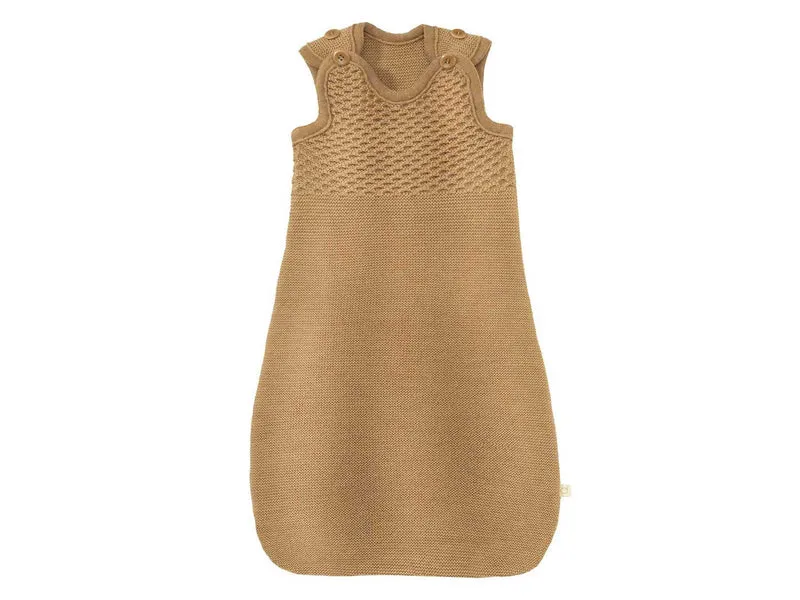 Disana 100% Wolle Baby-Schlafsack karamell Gr.2 (ca 75 cm)