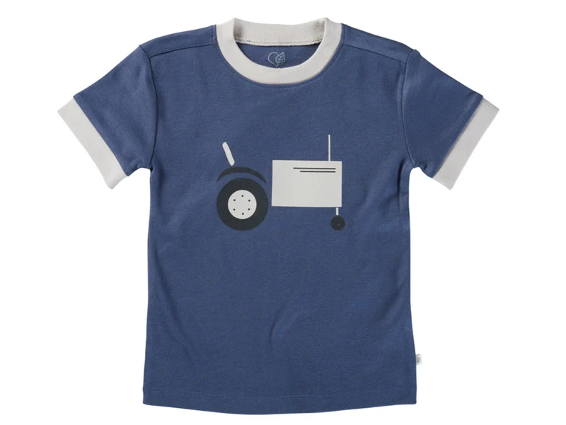 Hans Natur Kinder T-Shirt Traktor 122/128