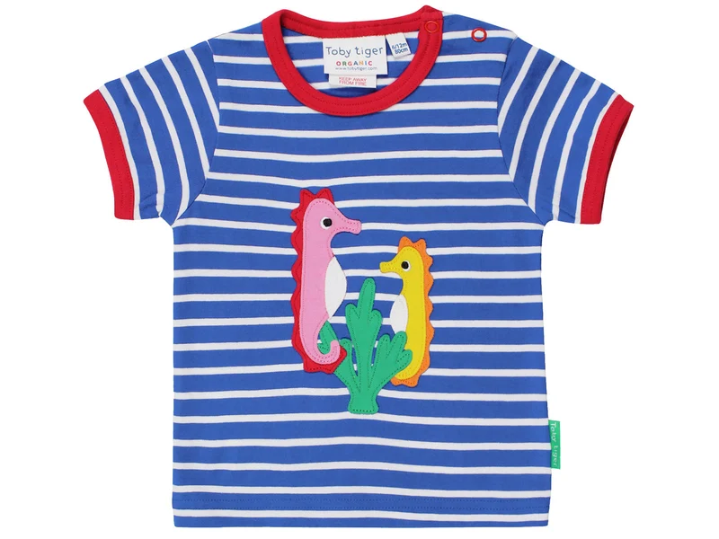 Toby Tiger Baby und Kinder T-Shirt Seepferdchen 110 | 5yrs