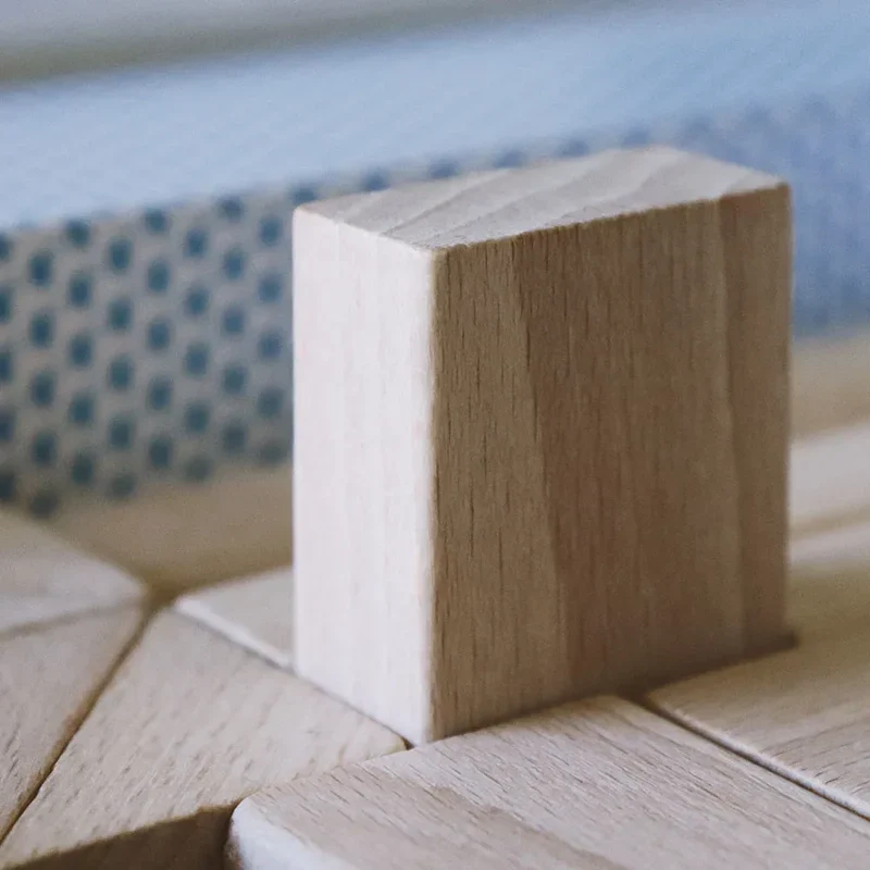 Magellan Verlag- Holzklotz – Feine Steine 30 Bauklötze aus Holz Holzbausteine