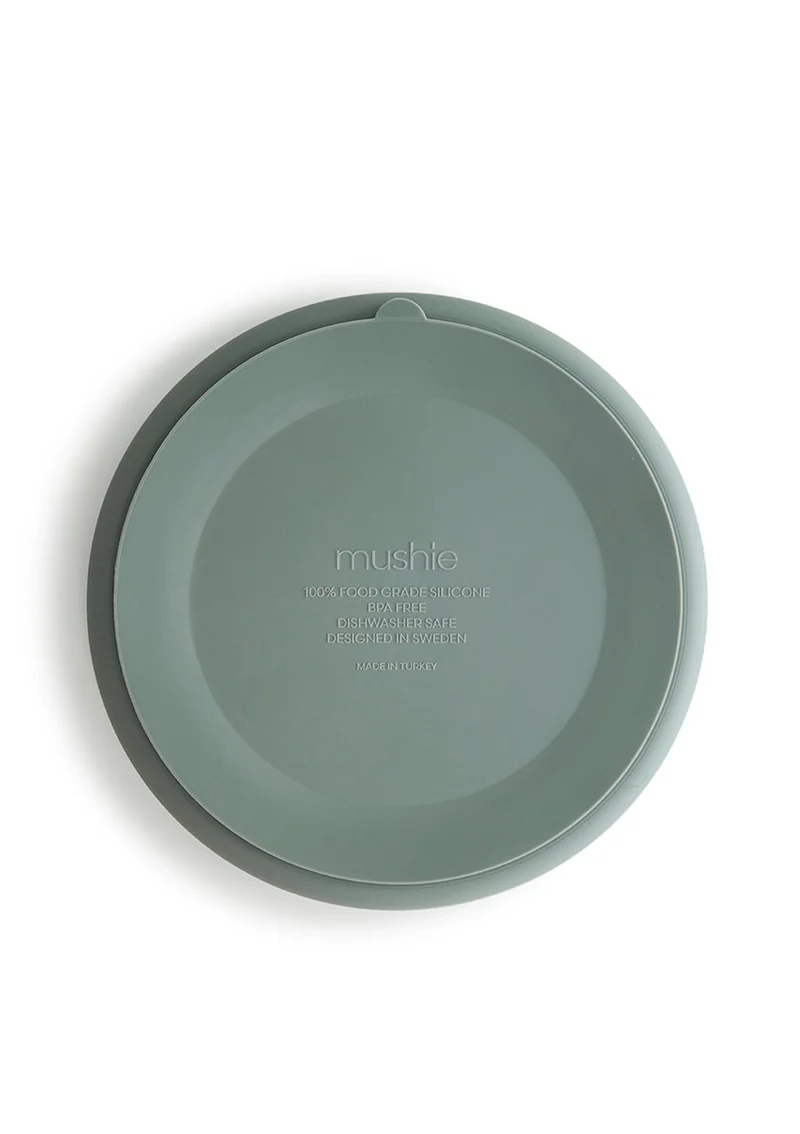 Silikon Teller mit Saugnapf Cambridge Blue