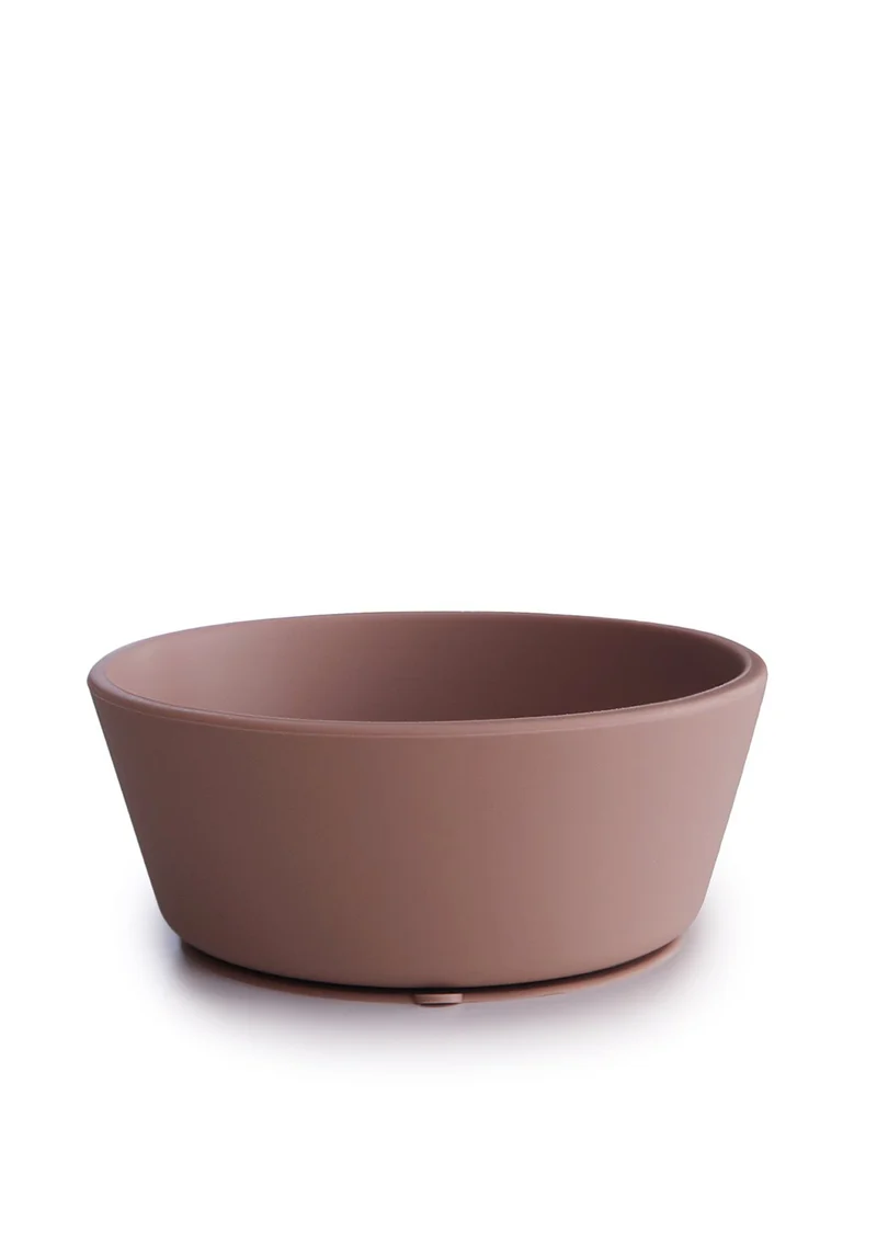 Silikon Schüssel mit Saugnapf Cloudy Mauve