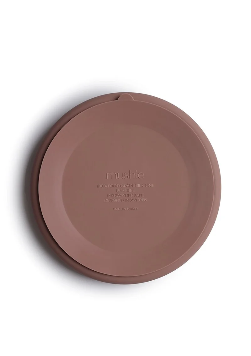 Silikon Teller mit Saugnapf Cloudy Mauve