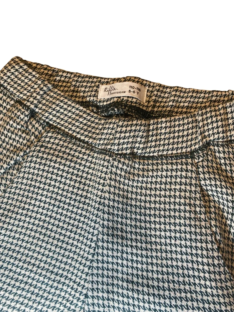 Riffle.Amsterdam Trouswrs woven green square 110 | 5yrs, 116 | 6yrs