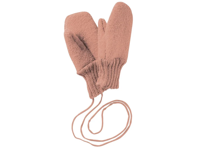 Disana 100% Wolle Walk-Handschuhe rose Gr. 3 - 2-4 Jahre