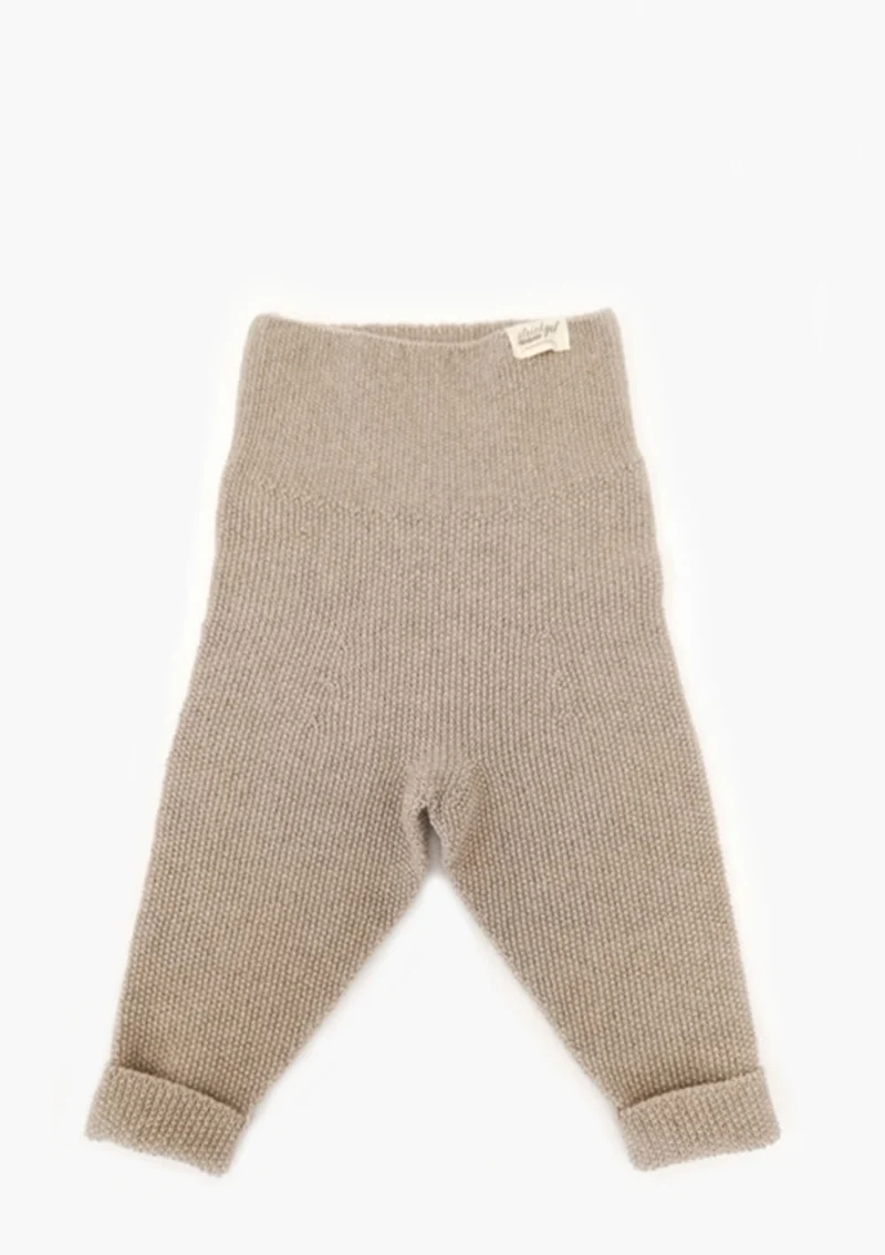 Merino Babyhose Reiskornoptik Beige