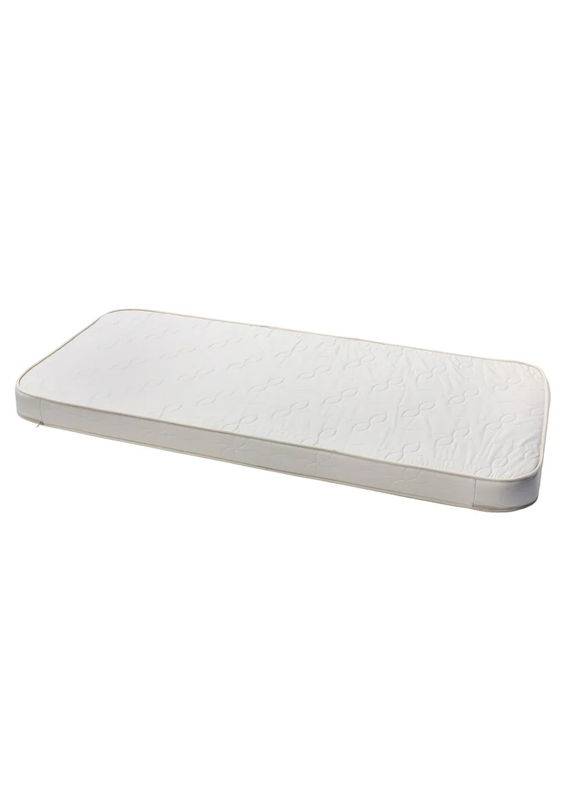 halbhohes Hochbett 'Wood Mini+' weiß / Eiche 162 x 68 cm