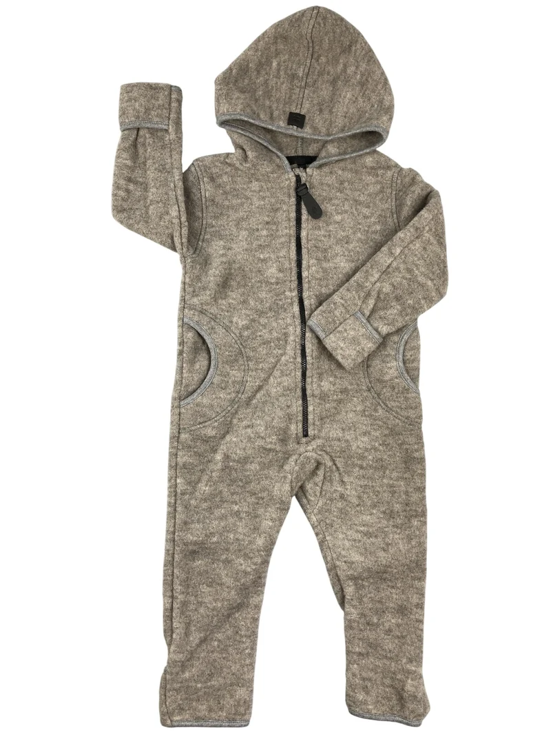 Pure Pure by BAUER Woll-Overall mit Kapuze 100% Wolle 74/80