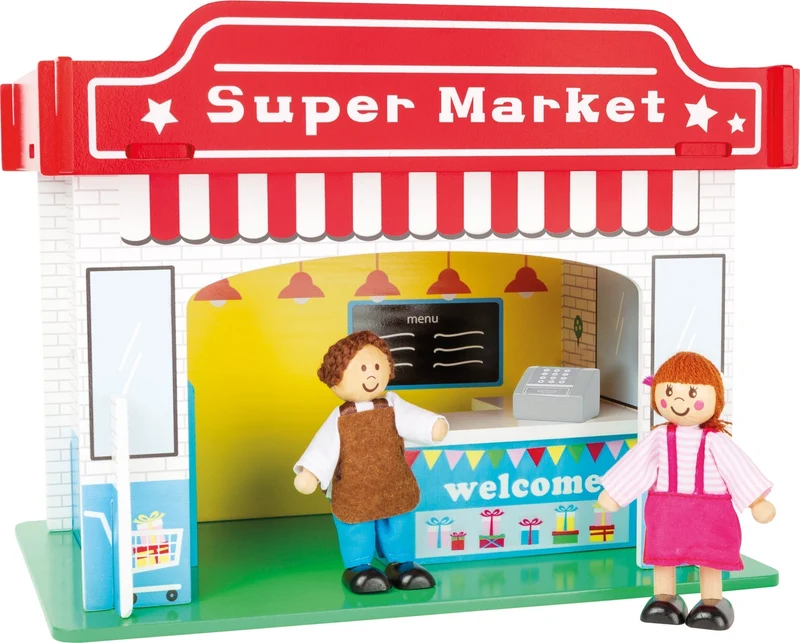 small foot Puppen-Spielhaus Supermarkt