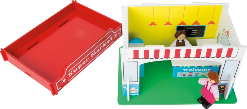 small foot Puppen-Spielhaus Supermarkt