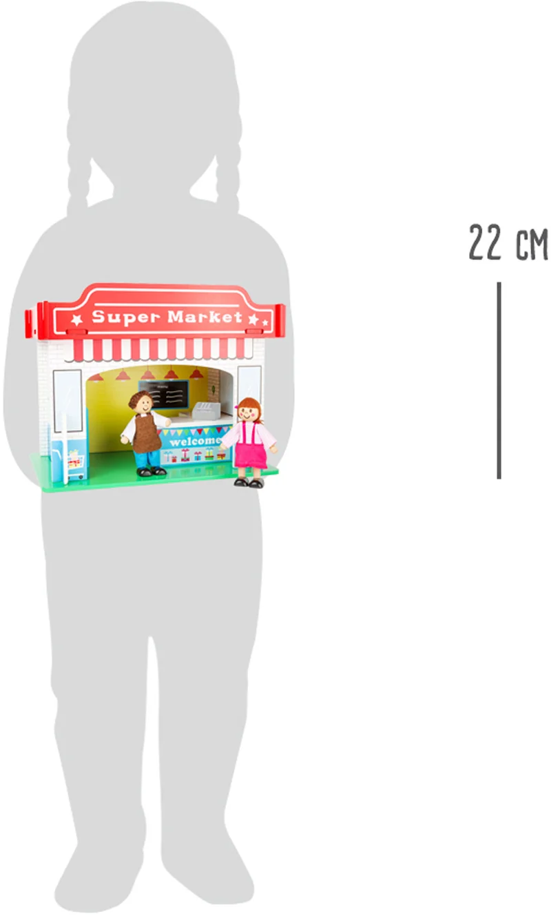 small foot Puppen-Spielhaus Supermarkt