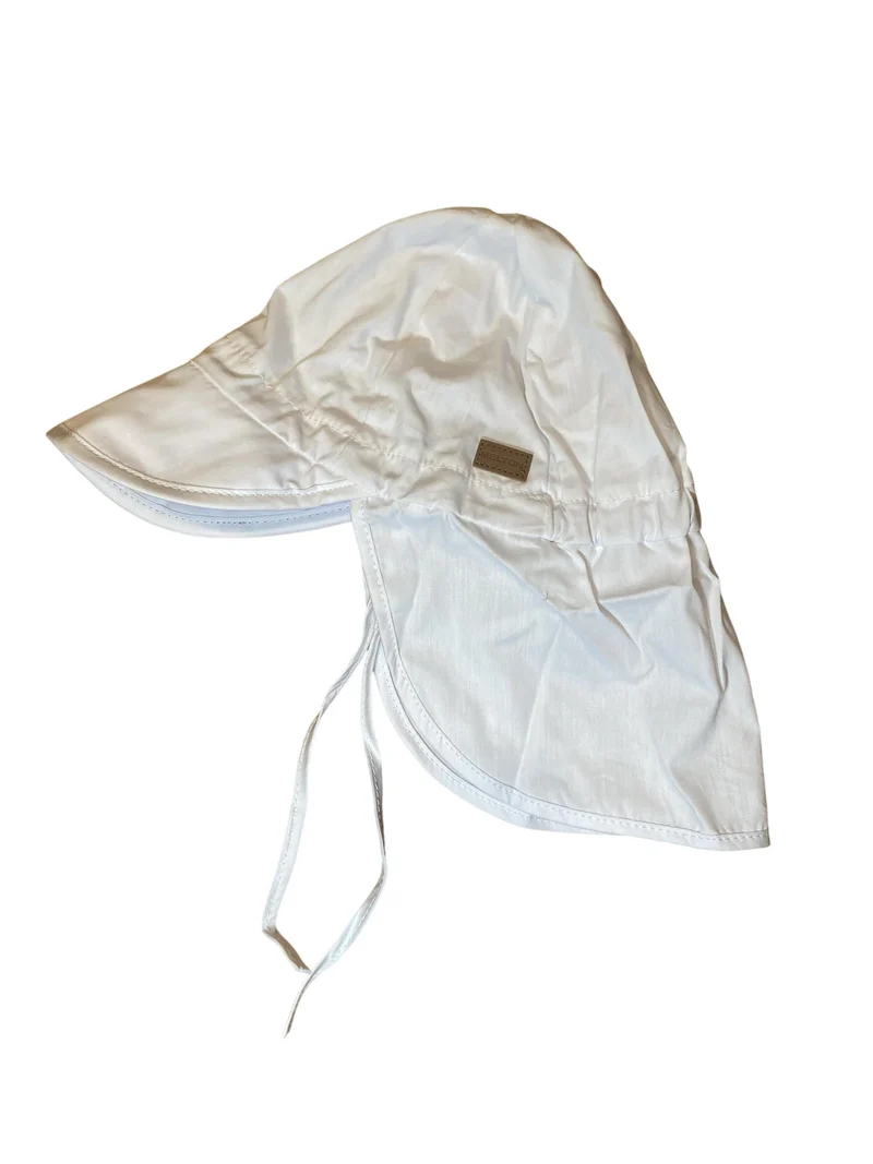 Melton Sonnenhut mit Nackenschutz aus Baumwolle 51 - 52 cm Kopfumfang
