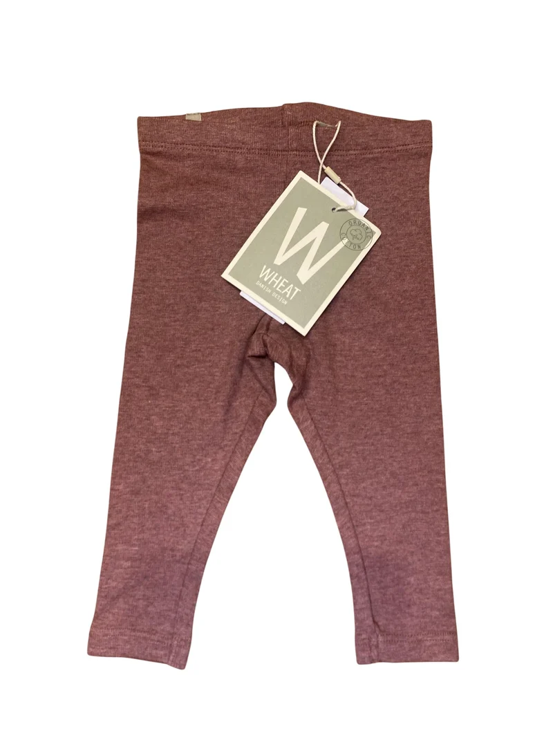 Wheat Rib leggings dark rouge 68 | 06m