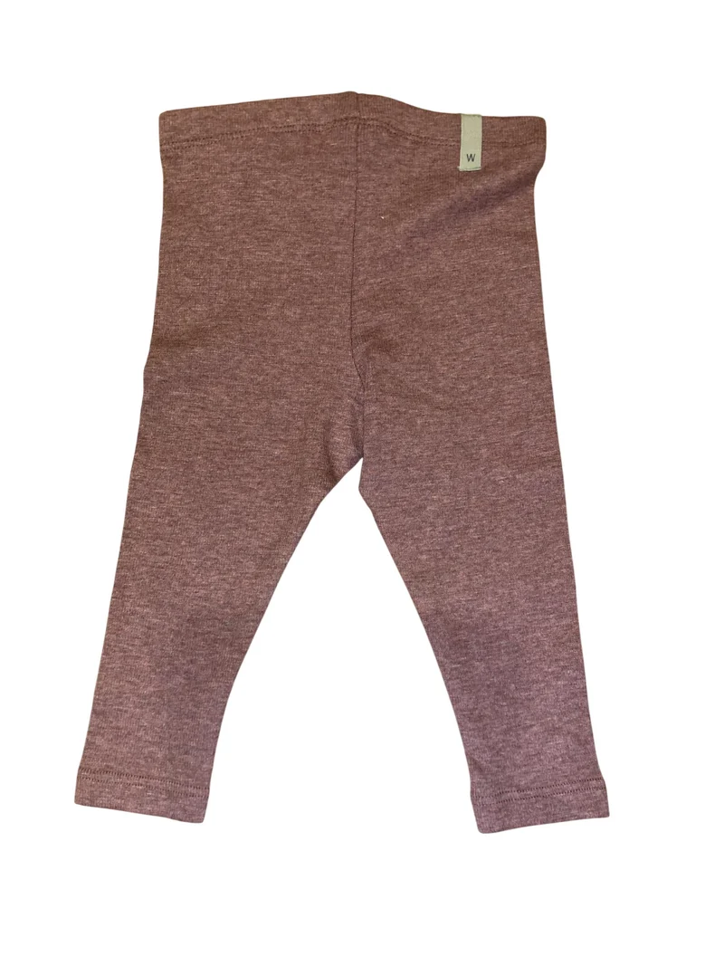 Wheat Rib leggings dark rouge 68 | 06m
