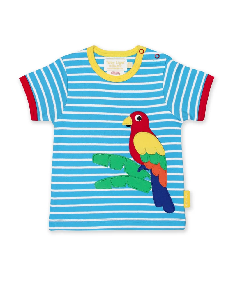 Toby Tiger Baby und Kinder T-Shirt Papagei 68 | 06m