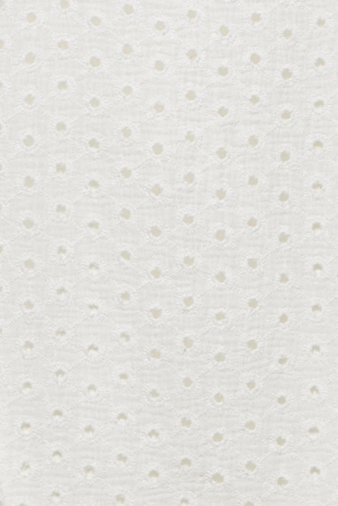 Phoebe Bluse aus weisser Broderie Anglaise für Kinder