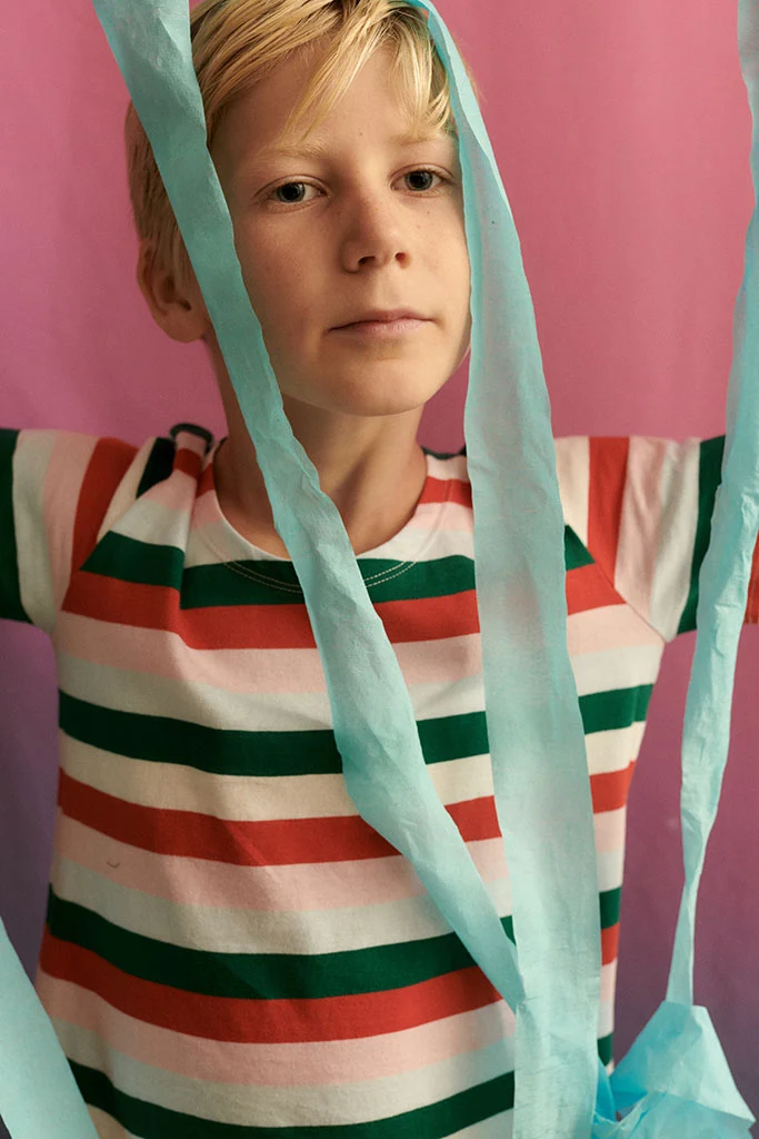 Balthasar T-shirt in Multistripe
