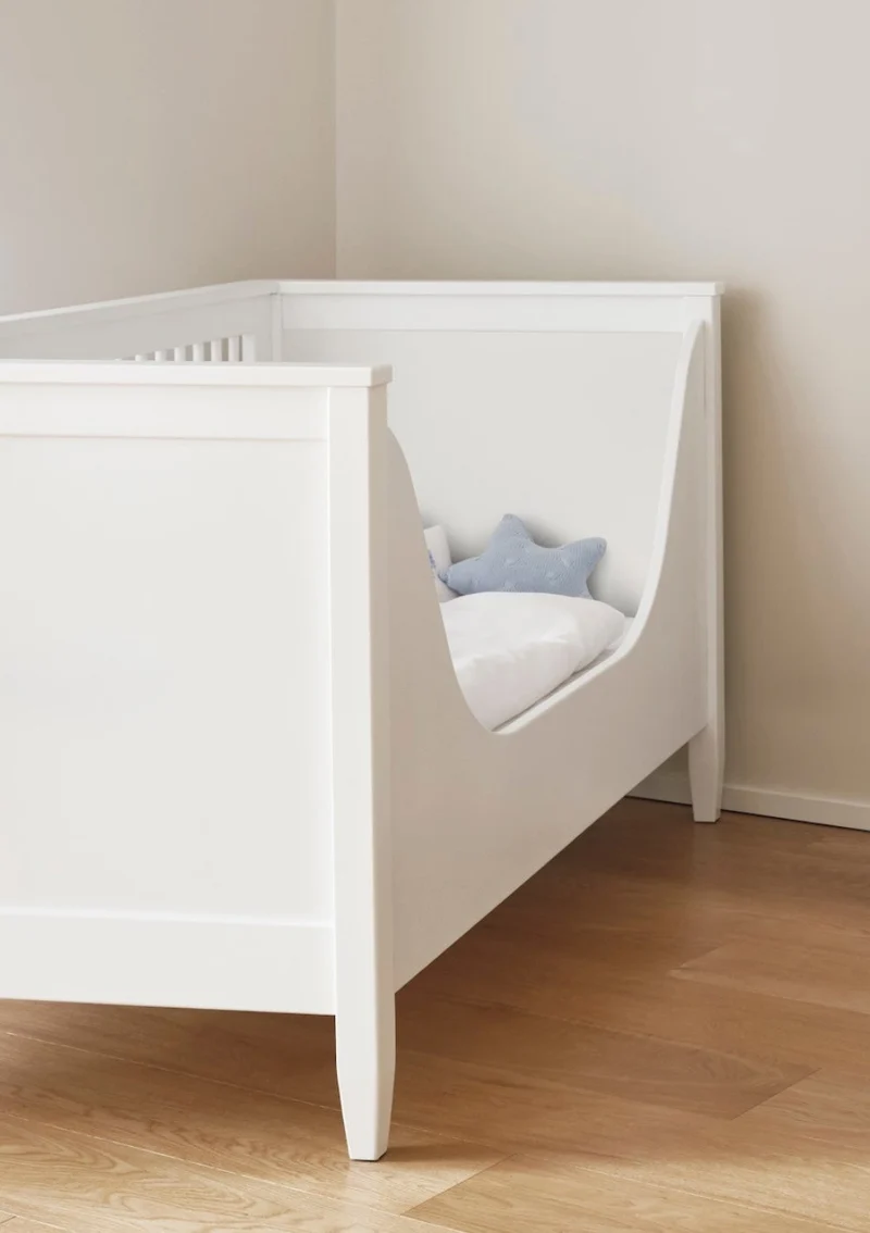Umbausatz Babybett zu Kleinkindbett weiß